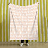 1pc Personalized Soft Flannel Blanket with Custom Name - Cozy Sofa Blanket for Son or Daughter, Unique Gift Idea with TV Blanket Function, Plush and Warm for Chilly Nights