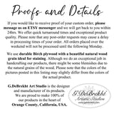 USA Flag Rustic Wooden Ornaments - American Patriotic Decor - 8198911