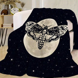 Couverture thème Halloween, couverture cadeau polyvalente, couverture en flanelle ultra douce avec impression haute définition, couverture climatisée, couverture pour la pause déjeuner