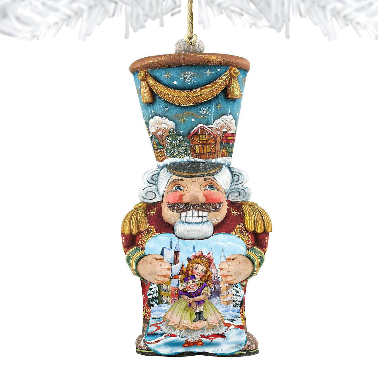 Old World Nutcracker Christmas Wooden Ornaments by G. DeBrekht - Christmas Decor - 8116430