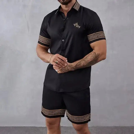 Fashion 3D Digital Printing Hawaiian Vacation Shirt Shorts - Lootquake