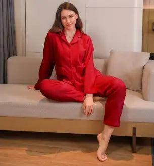 Women's Velvet Pajama Set - Lootquake