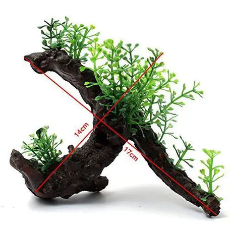 Amazon selling aquarium decorative wood plant aquatic aquatic vegetation simulation artificial decorative plant - Lootquake
