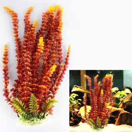 Aquarium fish tank ornament simulation plant - Lootquake