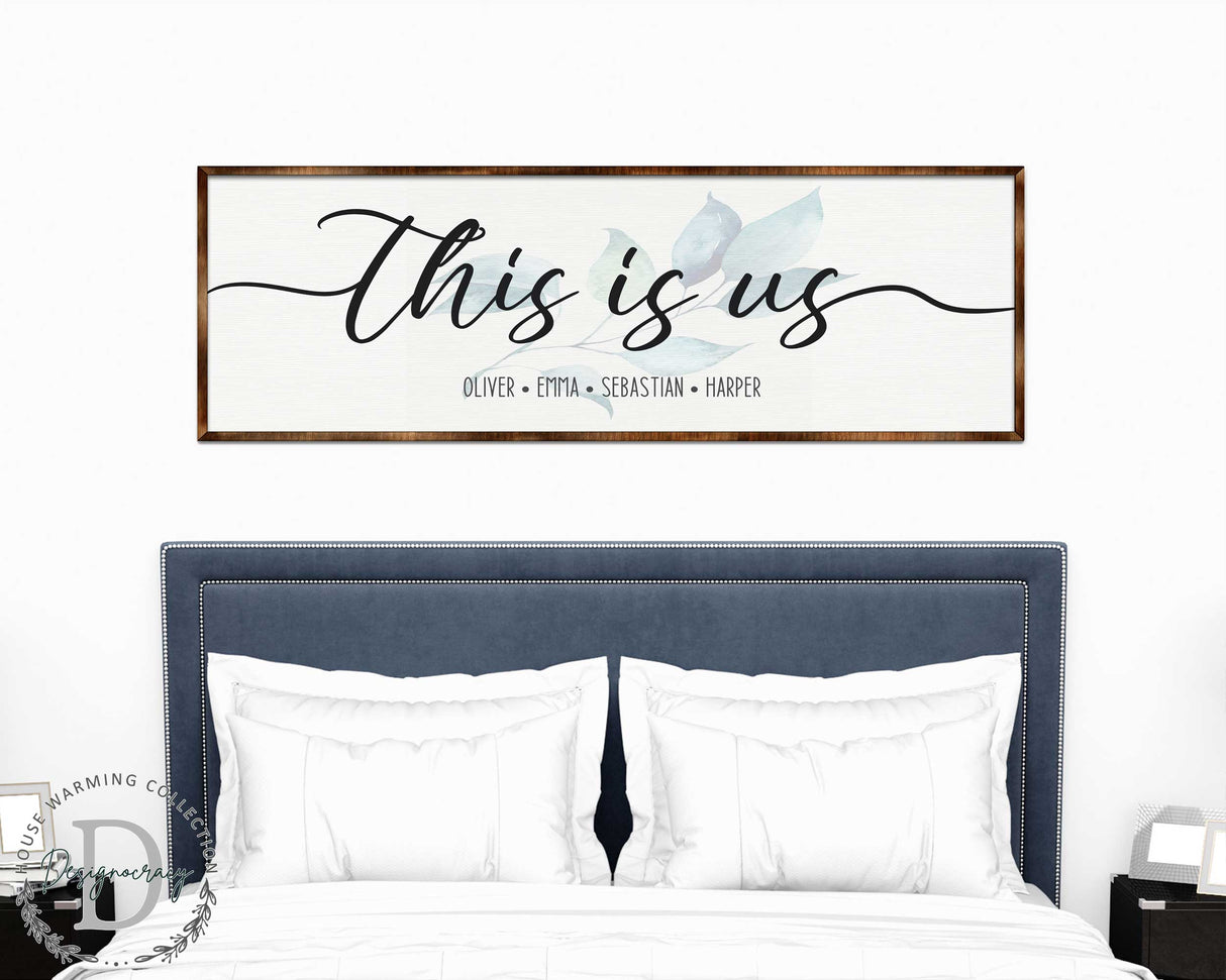 Regalo familiar personalizado - Somos nosotros - Letrero con nombre - Decoración de pared - Decoración de sala - Letrero familiar - Juntos construyen - 310320