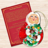 Adornos de madera para muñeco de nieve de Papá Noel de G. DeBrekht - Decoración navideña de Papá Noel - 8115011-2