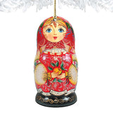 Adornos de madera de matrioskas para muñecas rusas de G. DeBrekht - Decoración navideña - 8115010