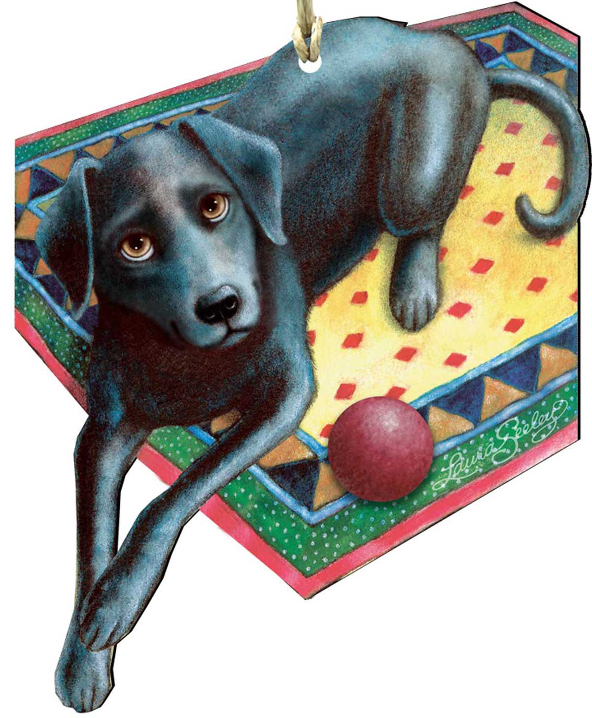 Ready When You Are Holiday Door Decor by Laura Seeley - Pets Dog and Cats Decor - 8511017H