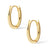14K Gold Plated Sterling Silver Earrings Small Oval Hoop Earrings for Women Trendy Hypoallergenic Earrings Small Thick Huggie Hoops Earrings - Lootquake