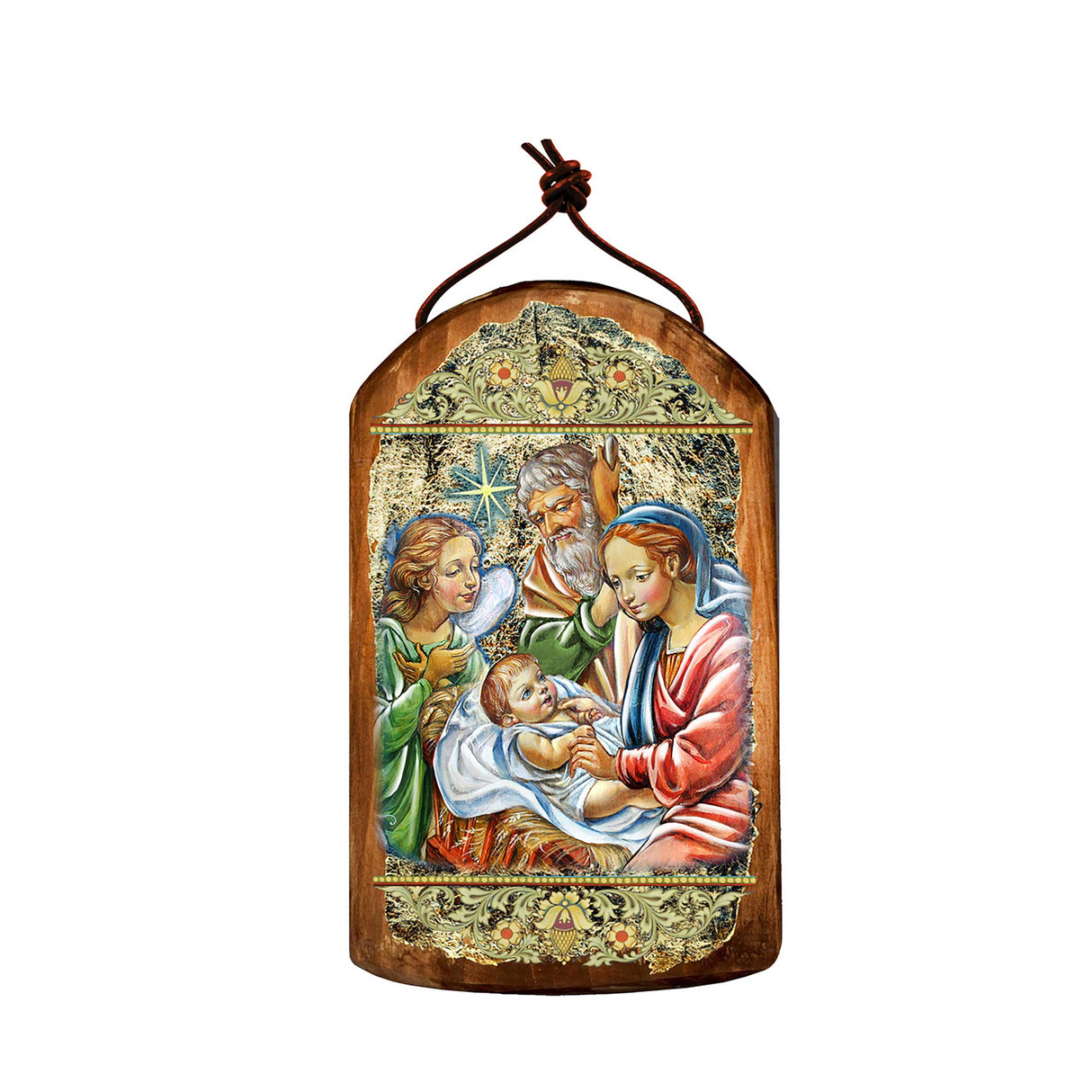 Adorno religioso cristiano de la Natividad con ángel - Decoración inspiradora - 87049
