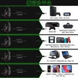 BrandName Gaming Headset - Noise-Cancelling 3.5mm Earphones with Microphone & Volume Control for PS4 & PC