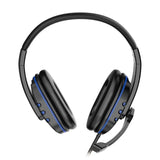 BrandName Gaming Headset - Noise-Cancelling 3.5mm Earphones with Microphone & Volume Control for PS4 & PC
