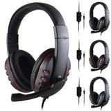 BrandName Gaming Headset - Noise-Cancelling 3.5mm Earphones with Microphone & Volume Control for PS4 & PC