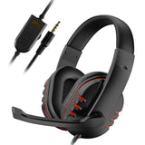 BrandName Gaming Headset - Noise-Cancelling 3.5mm Earphones with Microphone & Volume Control for PS4 & PC