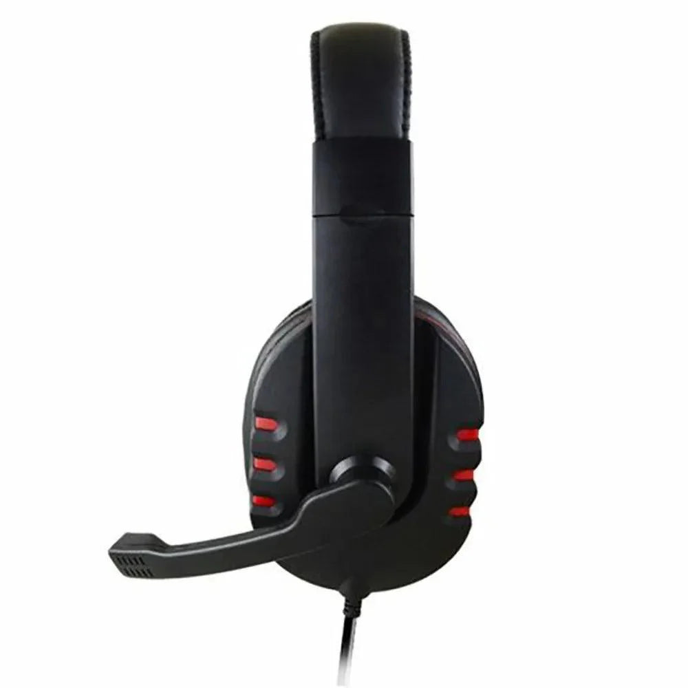 BrandName Gaming Headset - Noise-Cancelling 3.5mm Earphones with Microphone & Volume Control for PS4 & PC