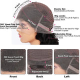 360 HD Lace Front Wig | Deep Wave | Glueless | Pre-Plucked | Brazilian Remy Hair