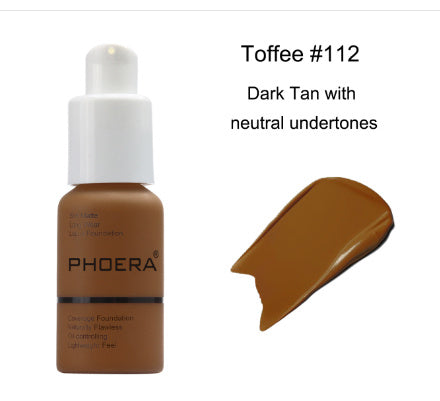 Explosive Press Type Oil Control Natural Color Matte Concealer Foundation Cream - Lootquake