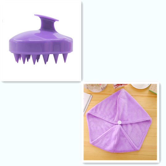 Silicone Scalp Brush for Cleaning and Massage