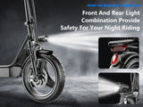 1 Black Carbon Steel Electric Scooter with Intelligent Display, 500W Motor, 14" Tires, 36V 13AH Removable Battery, 35 Miles Range, Foldable Design, Dual Suspension, Rear Brake for Adults - Perfect for Urban Commuting and Holi