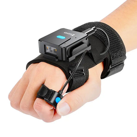 Portable Two-dimensional Wrist Barcode Scanner Gloves Bluetooth Scanner - Lootquake