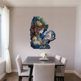 Daughter of The Deep Coastal Outdoor Decor by Josephine Wall - Coastal Sea-Life Decor - 845617F-JW