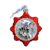 Adorno de cristal de gatito de pelo largo de G. DeBrekht - Decoración para perros y gatos - 774018