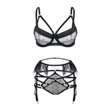 Polka dot mesh sexy lingerie - Lootquake
