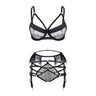 Polka dot mesh sexy lingerie - Lootquake
