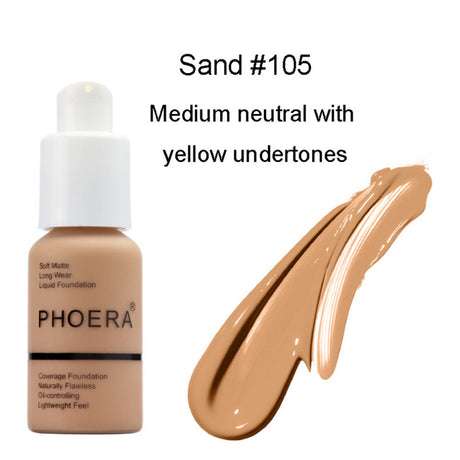 Explosive Press Type Oil Control Natural Color Matte Concealer Foundation Cream - Lootquake