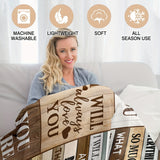 1 manta de regalo para papá de parte de su hija, regalo de cumpleaños para el Día del Padre, manta suave y acogedora para aire acondicionado, ideal para cama, sofá, oficina y hogar.