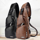 Waterproof casual one-shoulder messenger bag - Lootquake