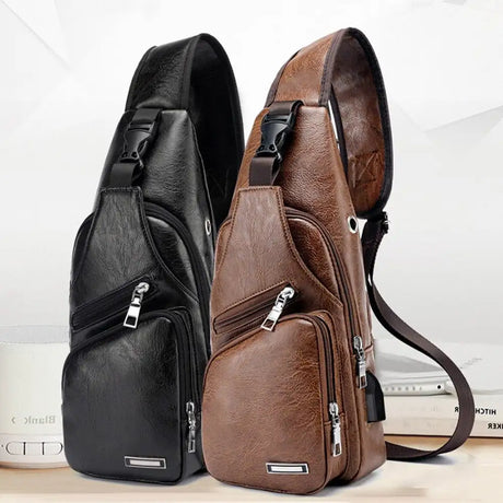 Waterproof casual one-shoulder messenger bag - Lootquake