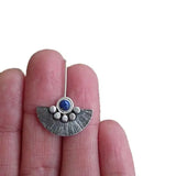 Ethnic Style Retro Semicircle Fan-shaped Metal Alloy Earrings - Lootquake