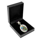 Flight to Egypt Silver Plated Mother of Pearl Jewelry Necklace - 43016