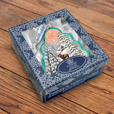 Winter Village with Moose Tree Glass Ornament by G. DeBrekht - Christmas Decor - 762-021