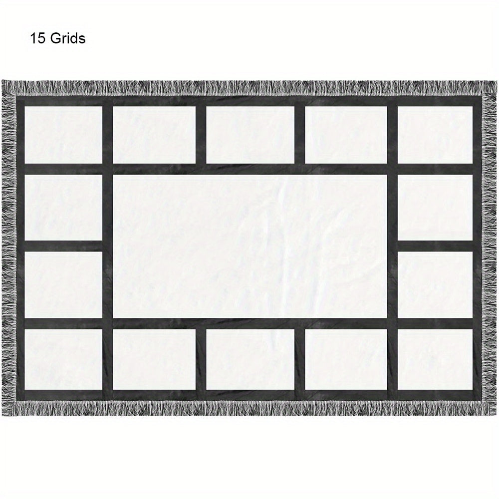 Couverture personnalisée par sublimation - Panneaux personnalisables 9/15/20, 40 x 60 pouces - Cadeau idéal pour Noël, Halloween et Thanksgiving