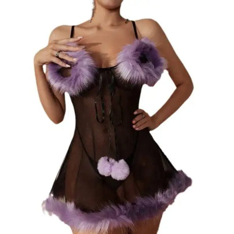 Sexy Pajamas Seductive Plush Sexy Lingerie - Lootquake