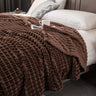 1pc Blanket Flannel/thick Blanket/grey/khaki/royal Blue/white/dark Gray/burgundy/beige/dark Brown/Silvery Gray/taro Purple/green/bedroom/guest Room/living Room/student Dormitory /car/sofa/travel Cute Multifunctional Blanket