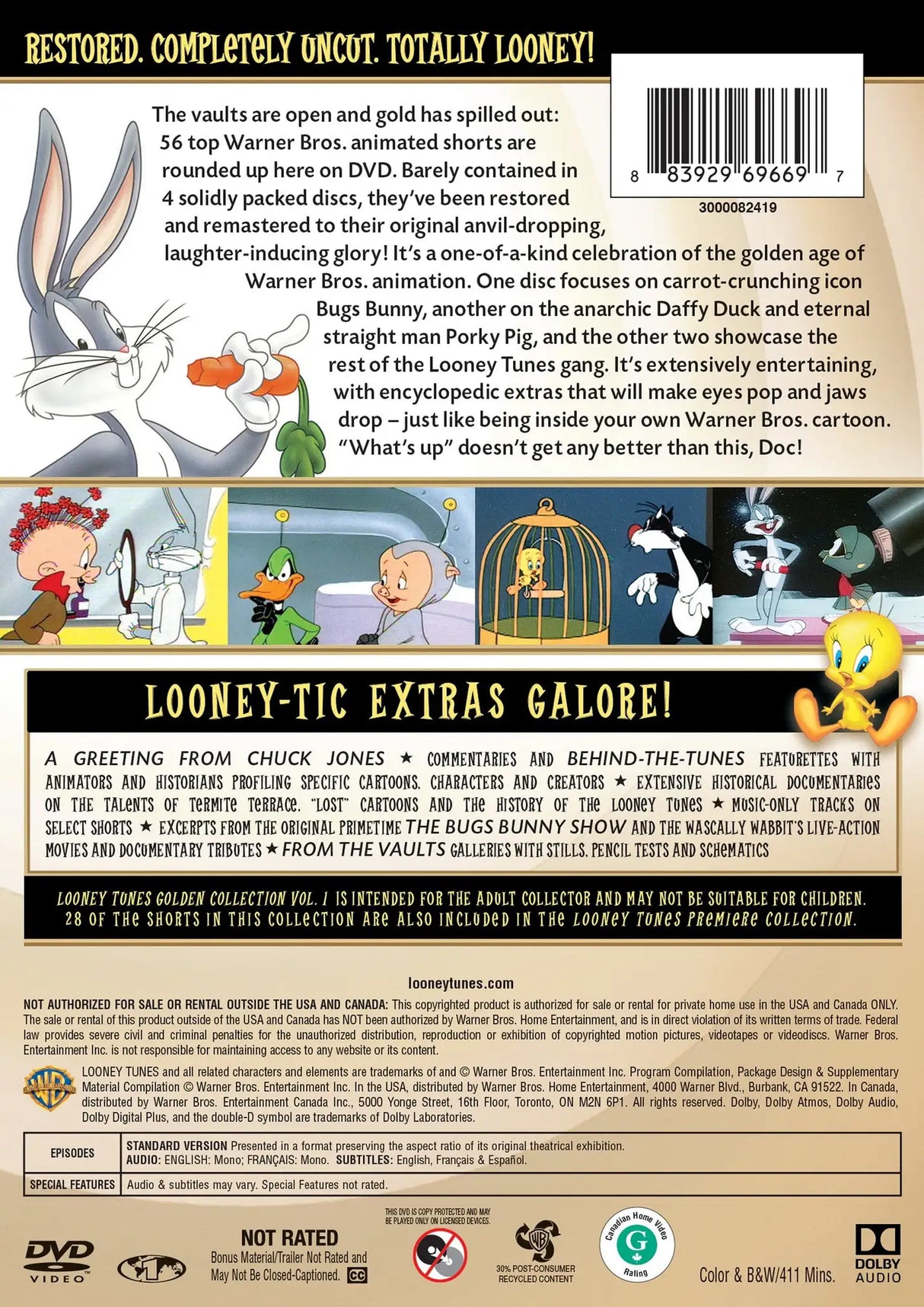 Looney Tunes: Golden Collection: Volume One (DVD) - Lootquake
