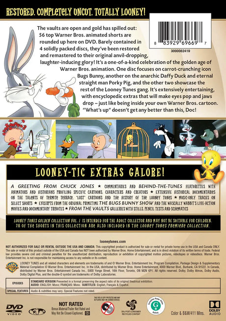 Looney Tunes: Golden Collection: Volume One (DVD) - Lootquake