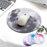 Space Round Mouse Pad PC Gaming Non Slip Mice Mat For Laptop Notebook Computer Gaming Mouse Pad - Lootquake