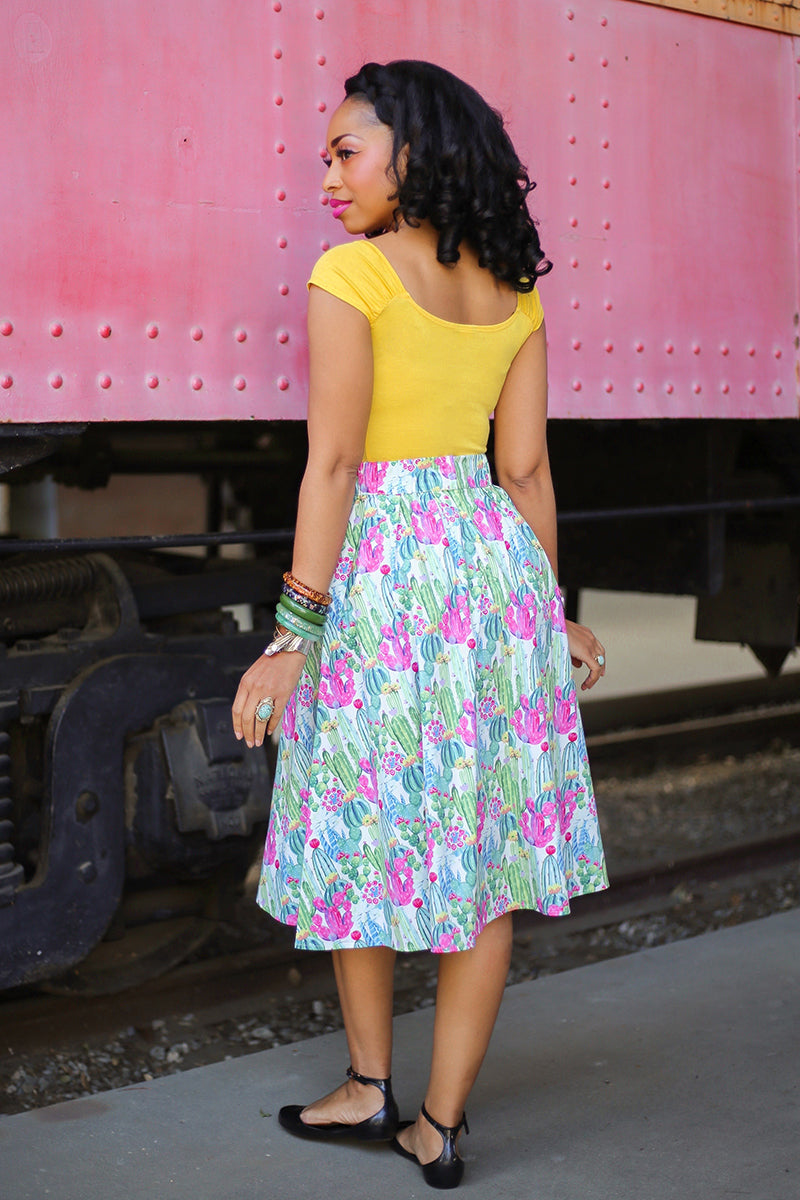 Doris Skirt in Cactus - XS Only
