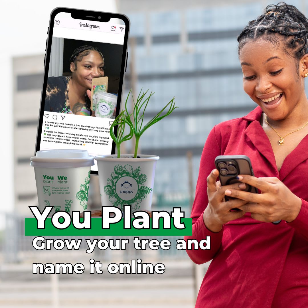 Pack of 50 Tree Kit Cups, We Plant 500 More Trees