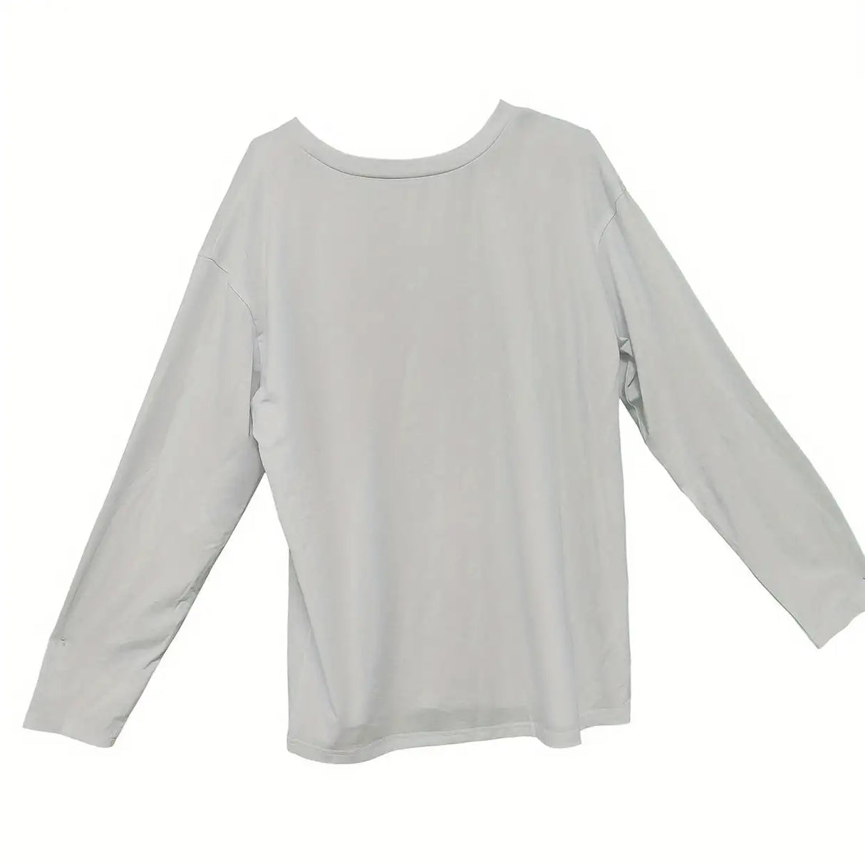 Ladies Off Shoulder Autumn Winter Letter Printed Casual White Long Sleeved T-shirt Top - Lootquake