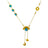 JNF Gold Charm Necklace for Women Paperclip Chain Necklace Sun Moon Star Coin Heart Flower Boot Boho Bow Charms Necklaces - Lootquake