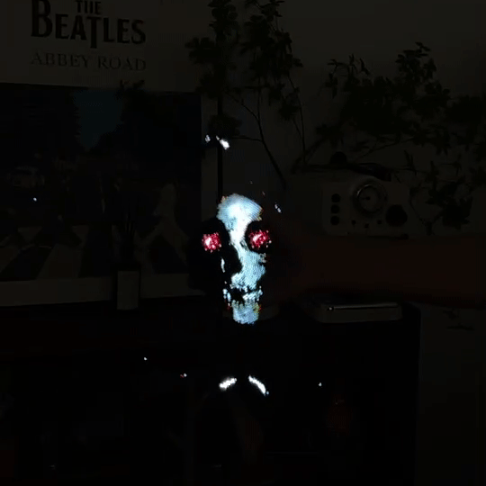 3D Hologram Fan Projector Light