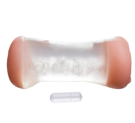 Oix Dual-Entry Transparent Male Masturbator Cup - Lootquake