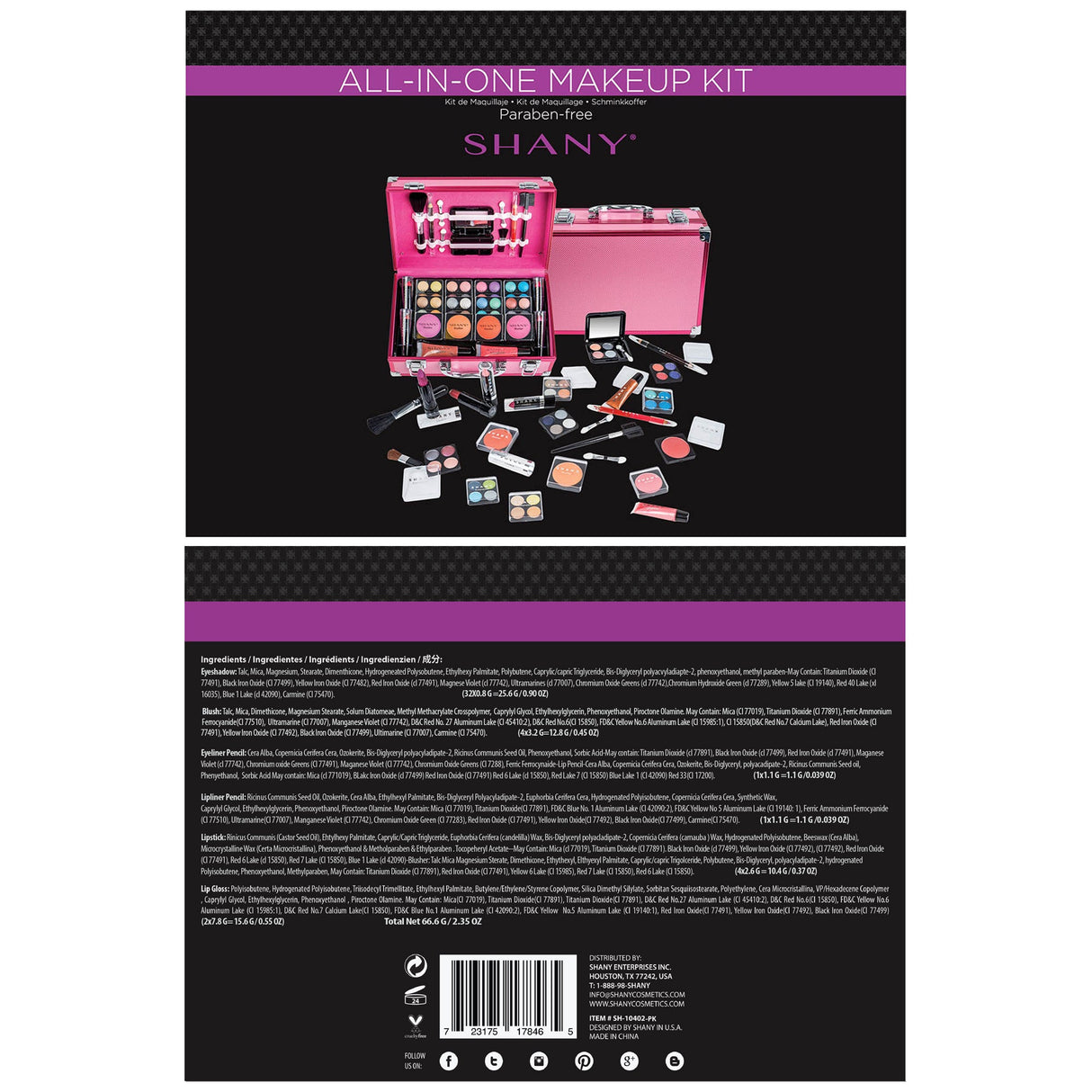 Carry All Makeup Train Case - Makeup Set-21