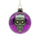 Ghoulish Glass Ornaments 4 Pack