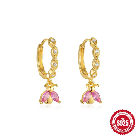 S925 Sterling Silver Diamond Ear Ring - Lootquake